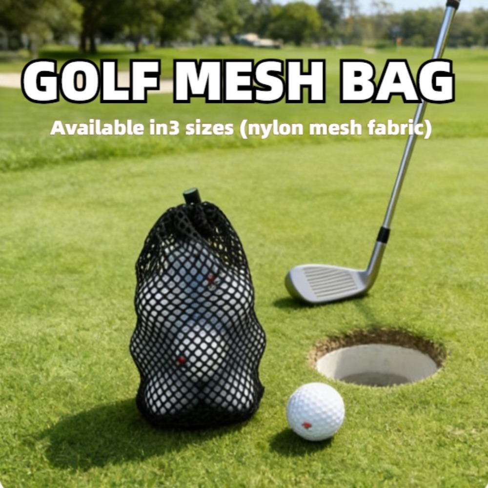 Golf Equipment Drawing - Siatkowa torba na piłki golfowe z