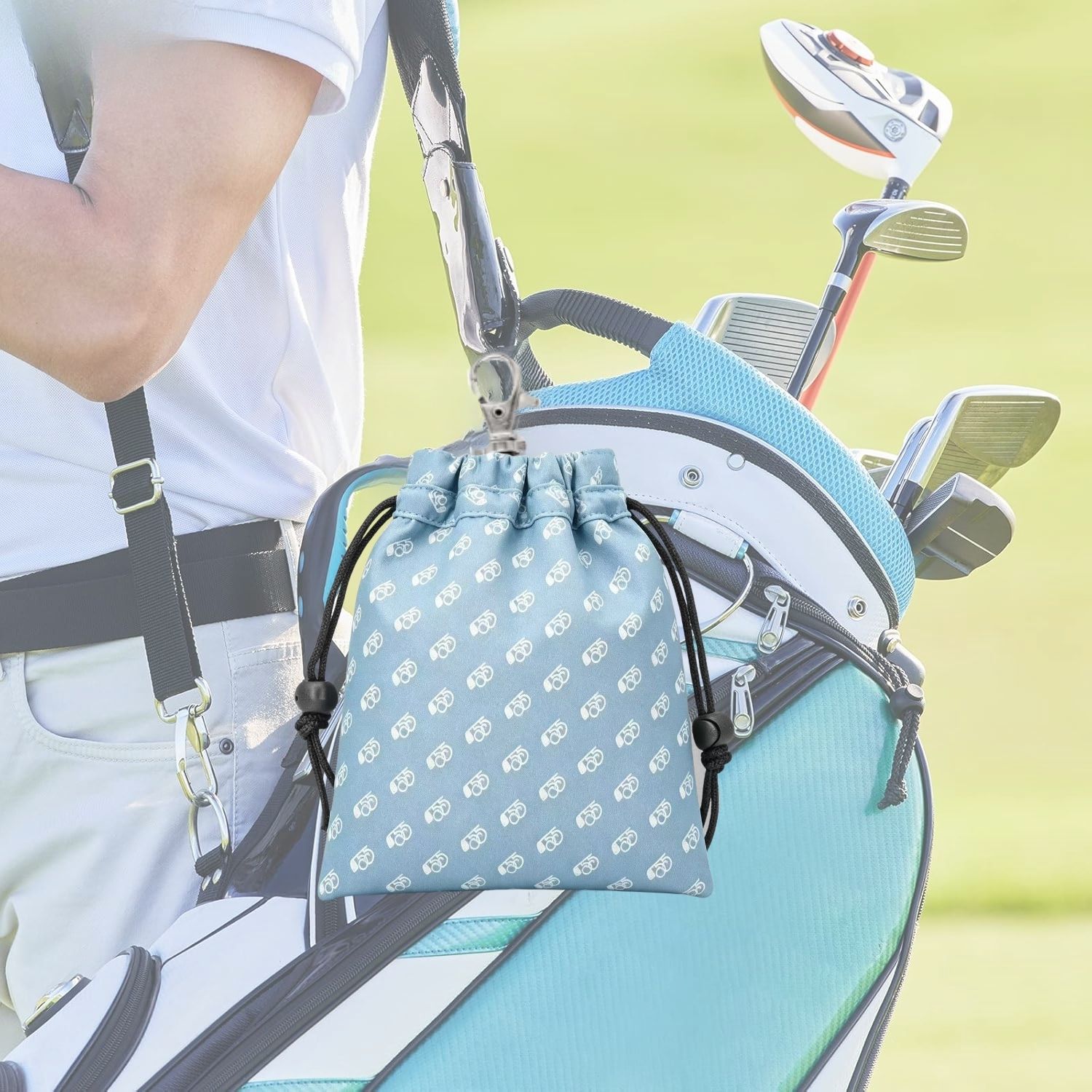 Minimalistyczna niebieska torb – Golf Equipment Drawing recenzja i cena